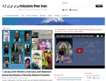 Tablet Screenshot of missionfreeiran.org